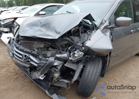 2010 Honda Odyssey Ex from USA, damaged, VIN 5FNRL3H53AB022044